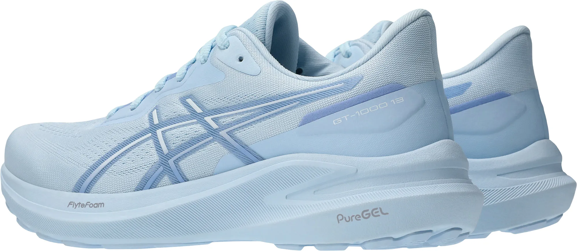Foot Shaping Midsole Asics GT 1000 13 Womens Running Shoes - Blue