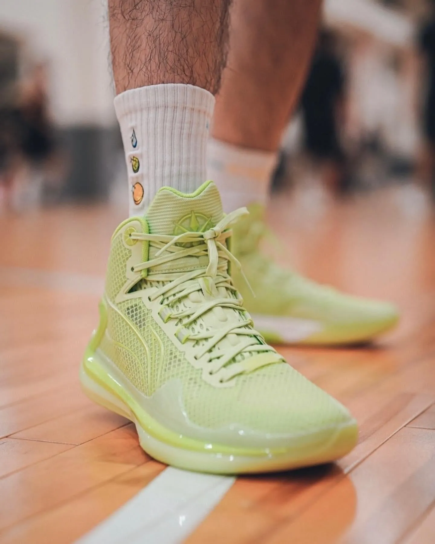 Li-Ning Liren 4 - Avocado Reinforced Eyelet System