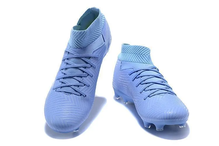 New Adidas Nemeziz 18.1 FG Soccer Cleats Shoes Ocean Blue Sprint Drills