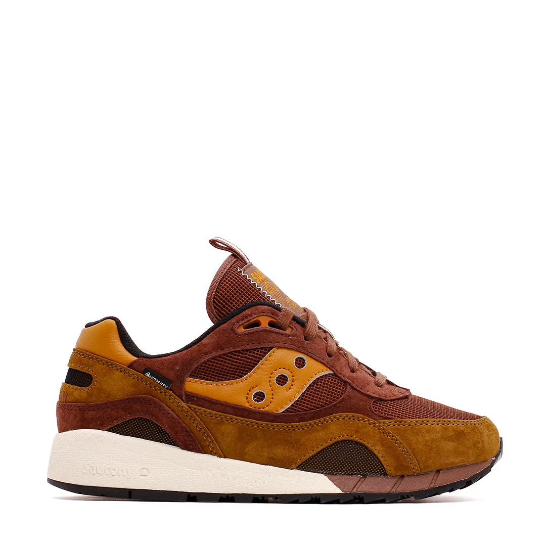 Saucony Men Shadow 6000 Brown Gore-Tex S70786-1 fluorescent shoes Balanced Cushioning Matrix