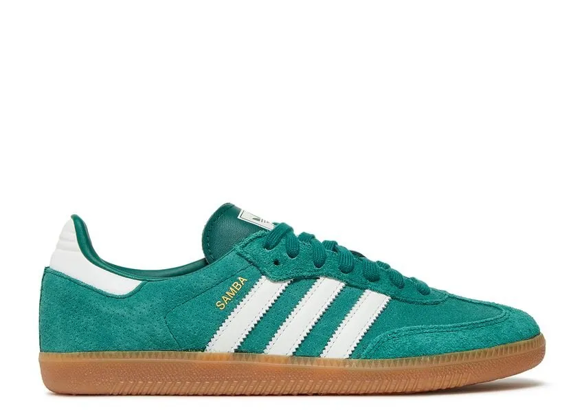 Adidas Samba OG Collegiate Green Gum Soft Sole Shoes