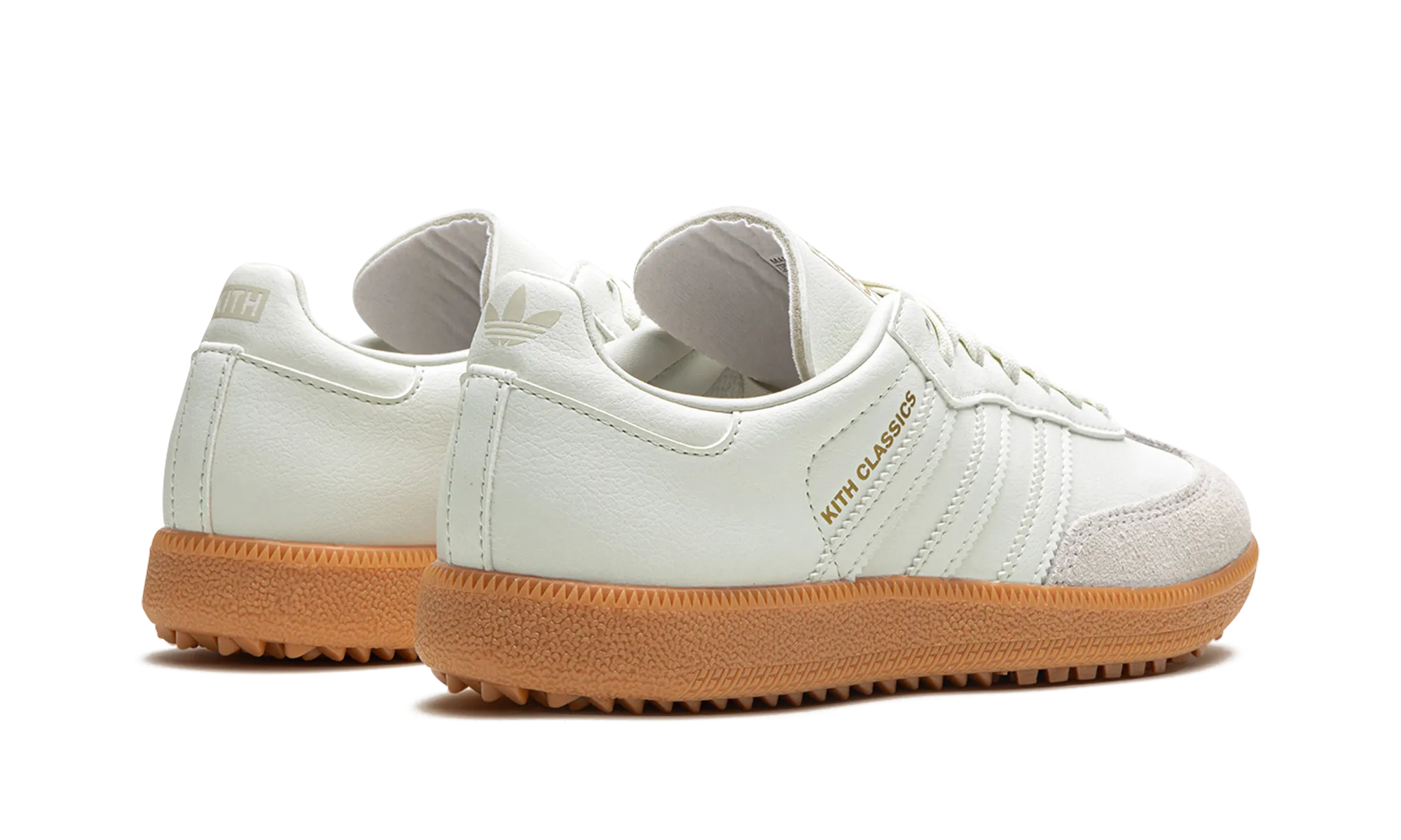 Unisex style Simple Match Samba Golf "Kith - White / Gum"