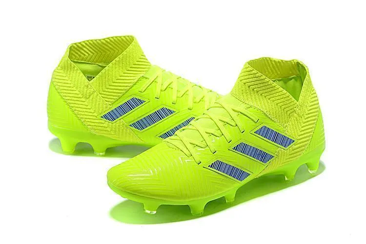 Daily Match Youth Training New Adidas Nemeziz 18.1 FG Soccer Cleats Shoes Green Blue
