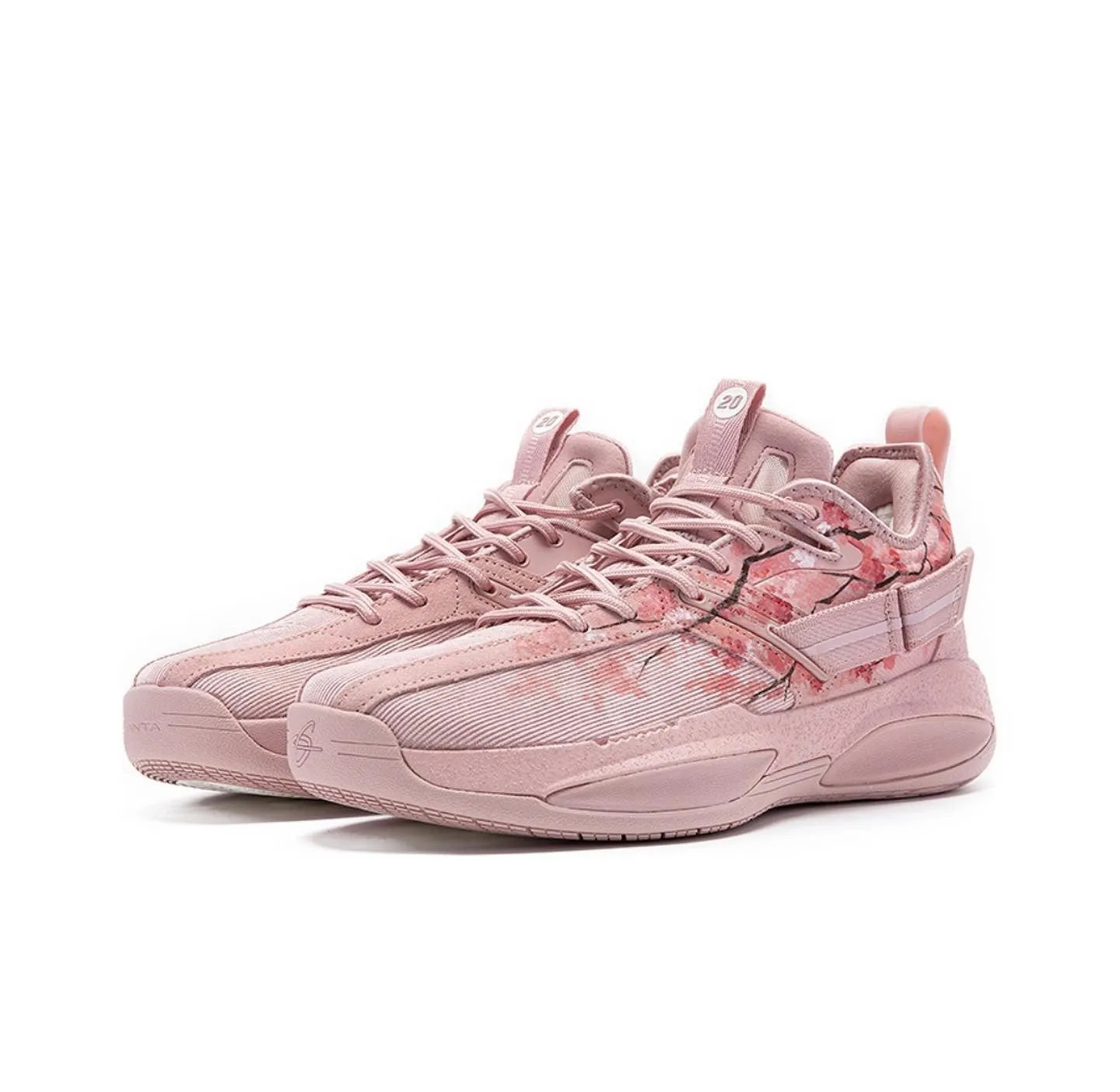 Multi Layer Midsole Stack Anta Gordon Hayward GH3 ??Cherry blossoms?? Custom Sneakers
