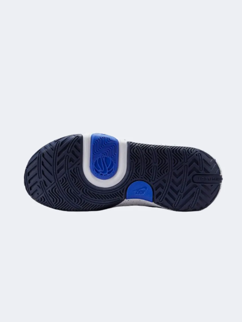Surf Step Seamless Inner Sleeve Nike Team Hustle D 11 Ps-Boys Basketball Shoes Royal/Obsidian/White