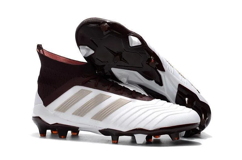 Touch Precision Agility Drills Adidas Predator 18.1 FG Soccer Cleats White Red Wine Gold