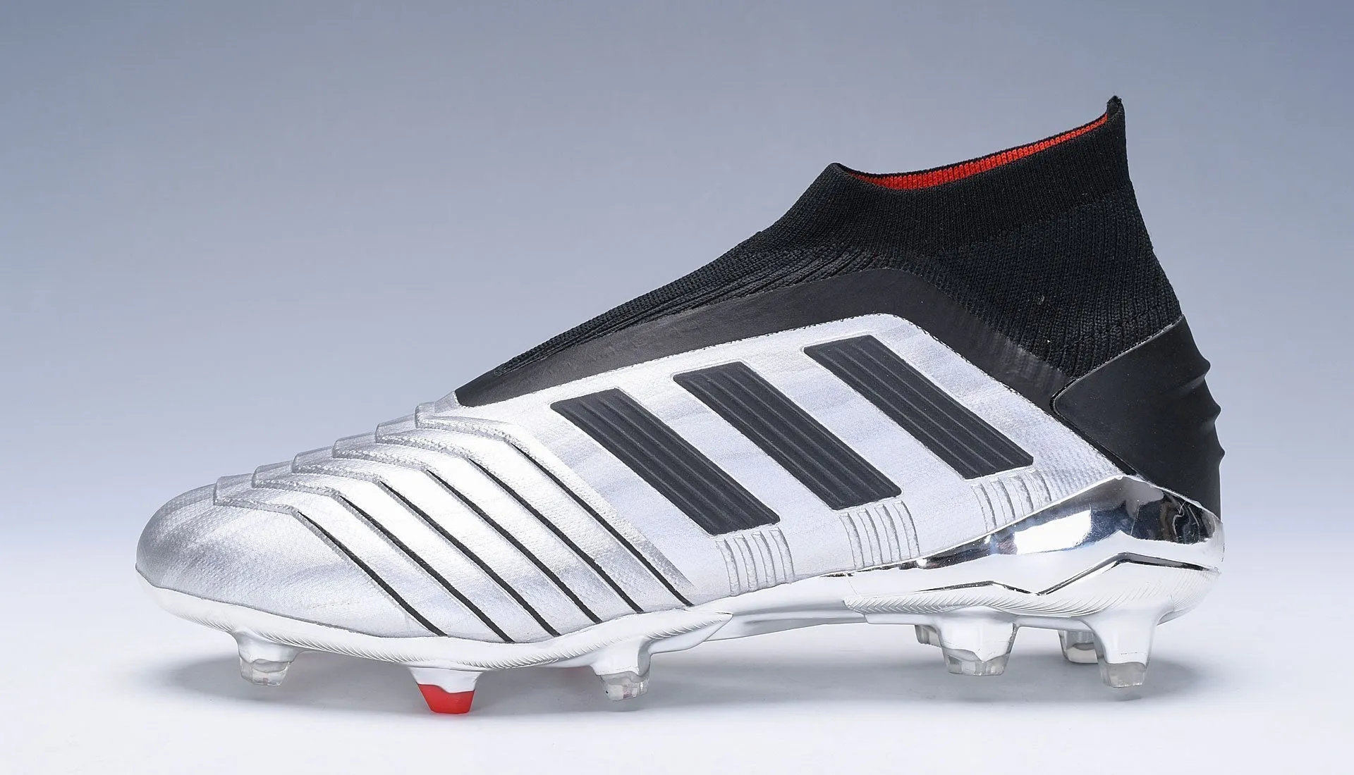 Pivot Turn Motion Gear New Adidas Predator 19.1 FG Soccer Cleats Shoes Silver Black