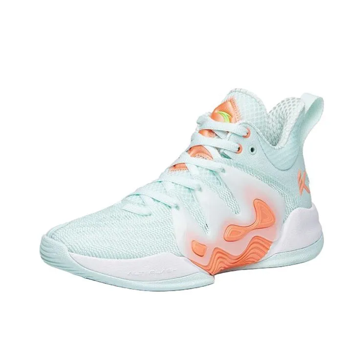 Anta KT "The Mountain 1.0" Low - Ice blue Mid Cut Frame Seamless Toe Box Construction