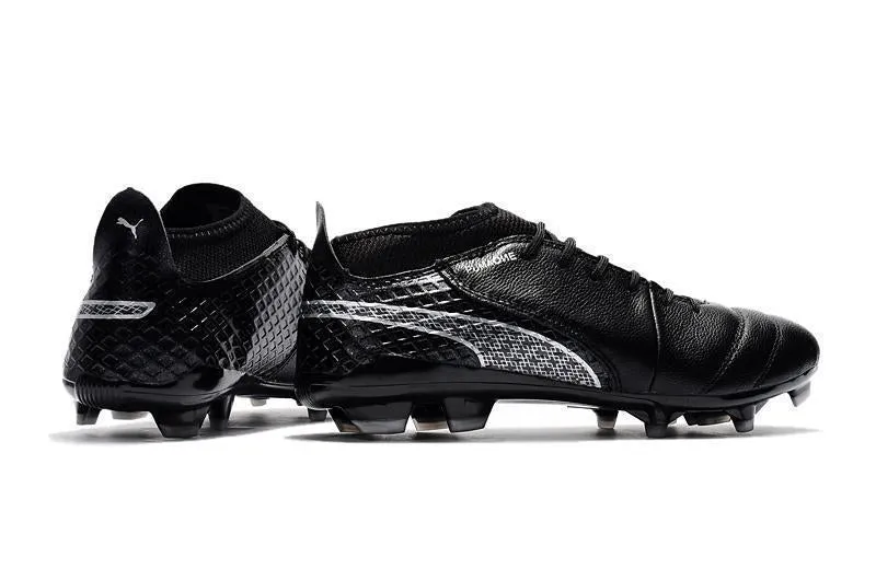 Fast Control PUMA ONE 17.1 FG Soccer Cleats Black Volt Silver