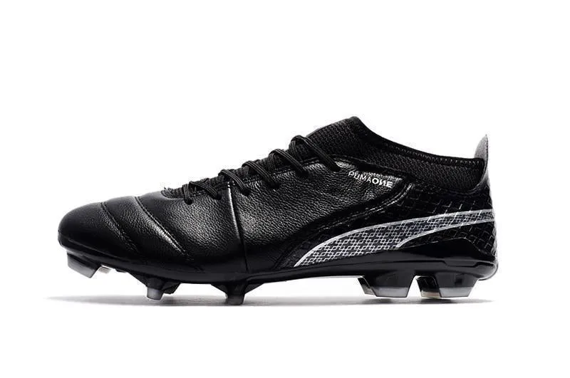 Grip Control PUMA ONE 17.1 FG Soccer Cleats Black Volt Silver