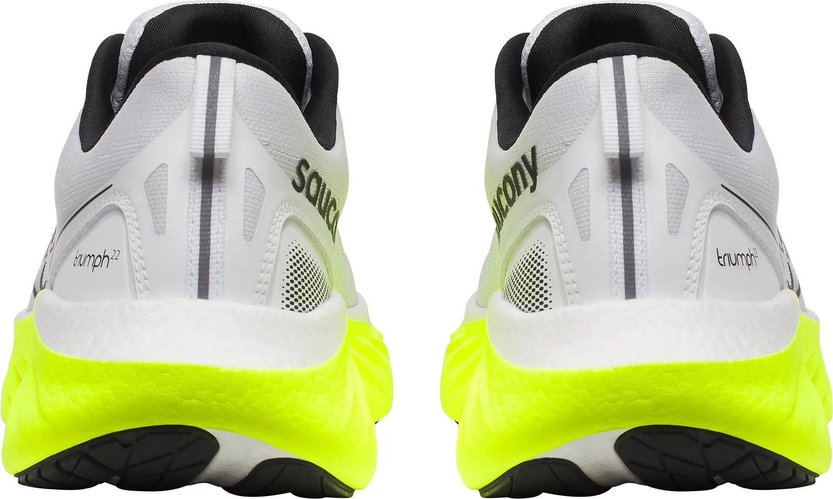 Saucony Triumph 22 Mens Running Shoes - White Running Equipment Vibration Reduction Tech