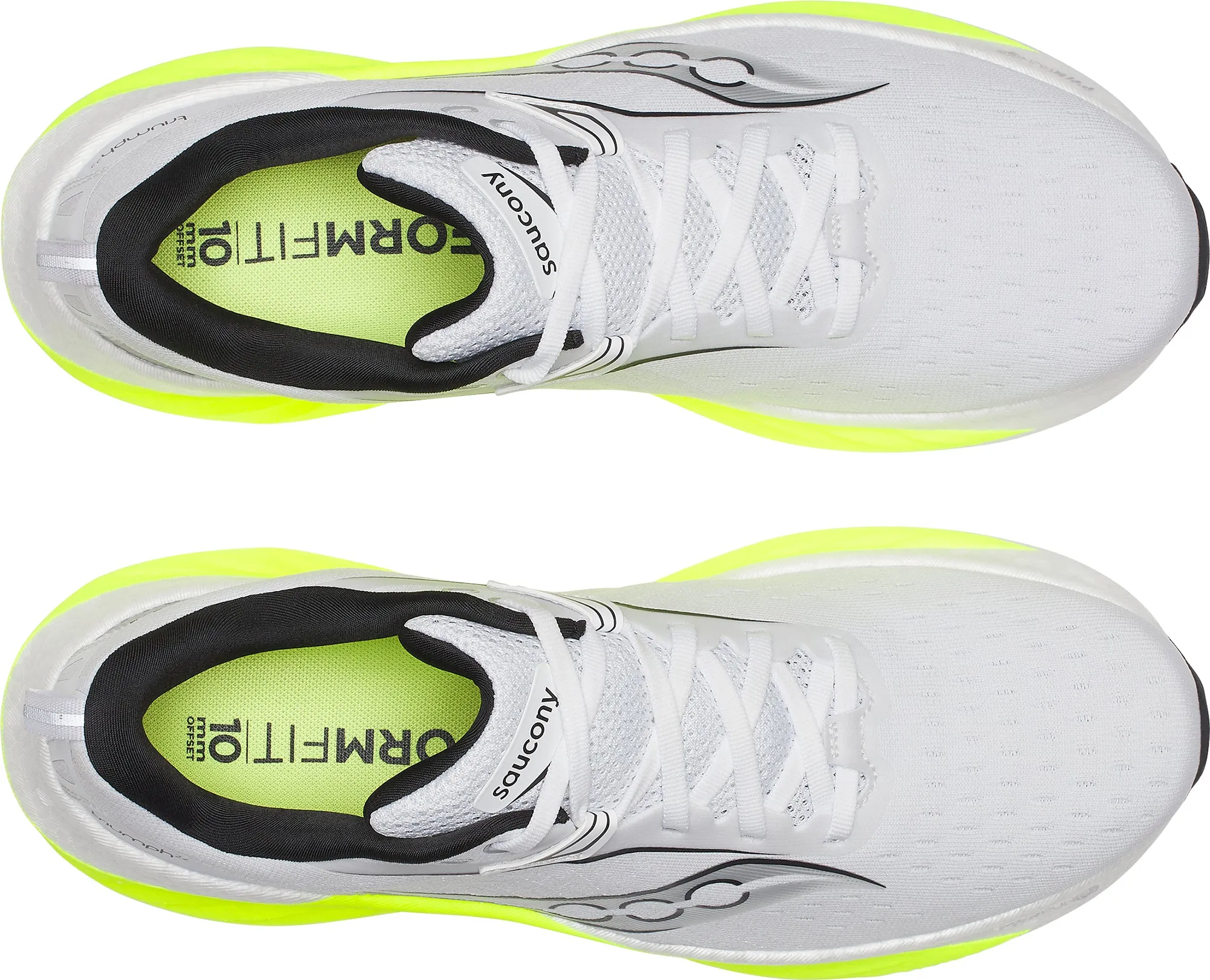 mid - top shoe variety Saucony Triumph 22 Mens Running Shoes - White