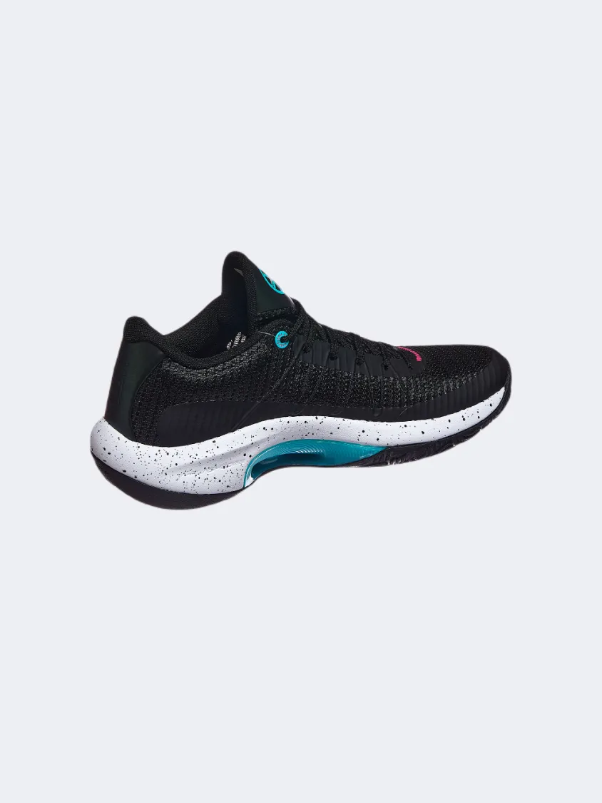 Anta Klay Thompson Pro Men Basketball Shoes Black/White/Blue Stretchable Upper