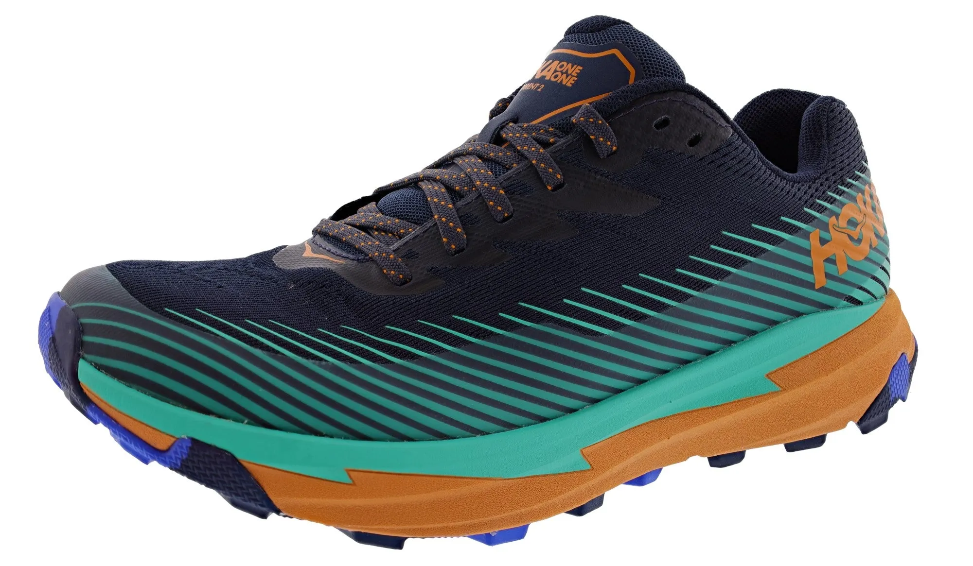 Color Pop Adjustable Hoka  Torrent 2 Men's Lightweight Trail Running Shoes