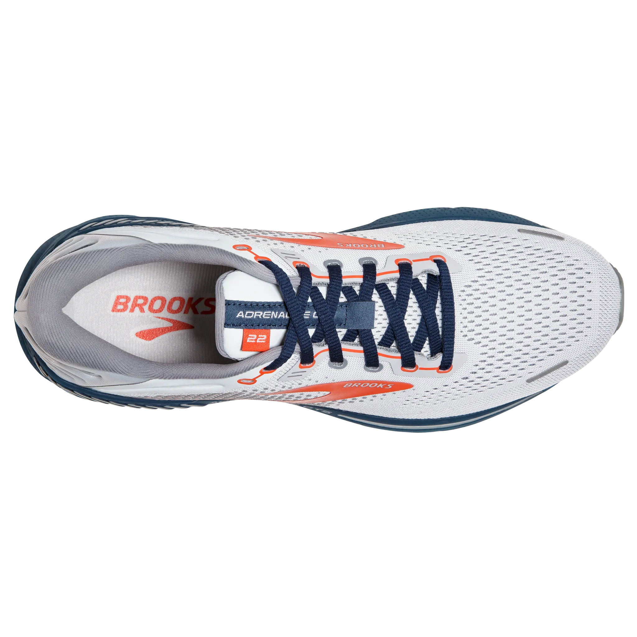 Men's Adrenaline GTS 22 running in a snow - covered area shoes Torsion Response Midsole