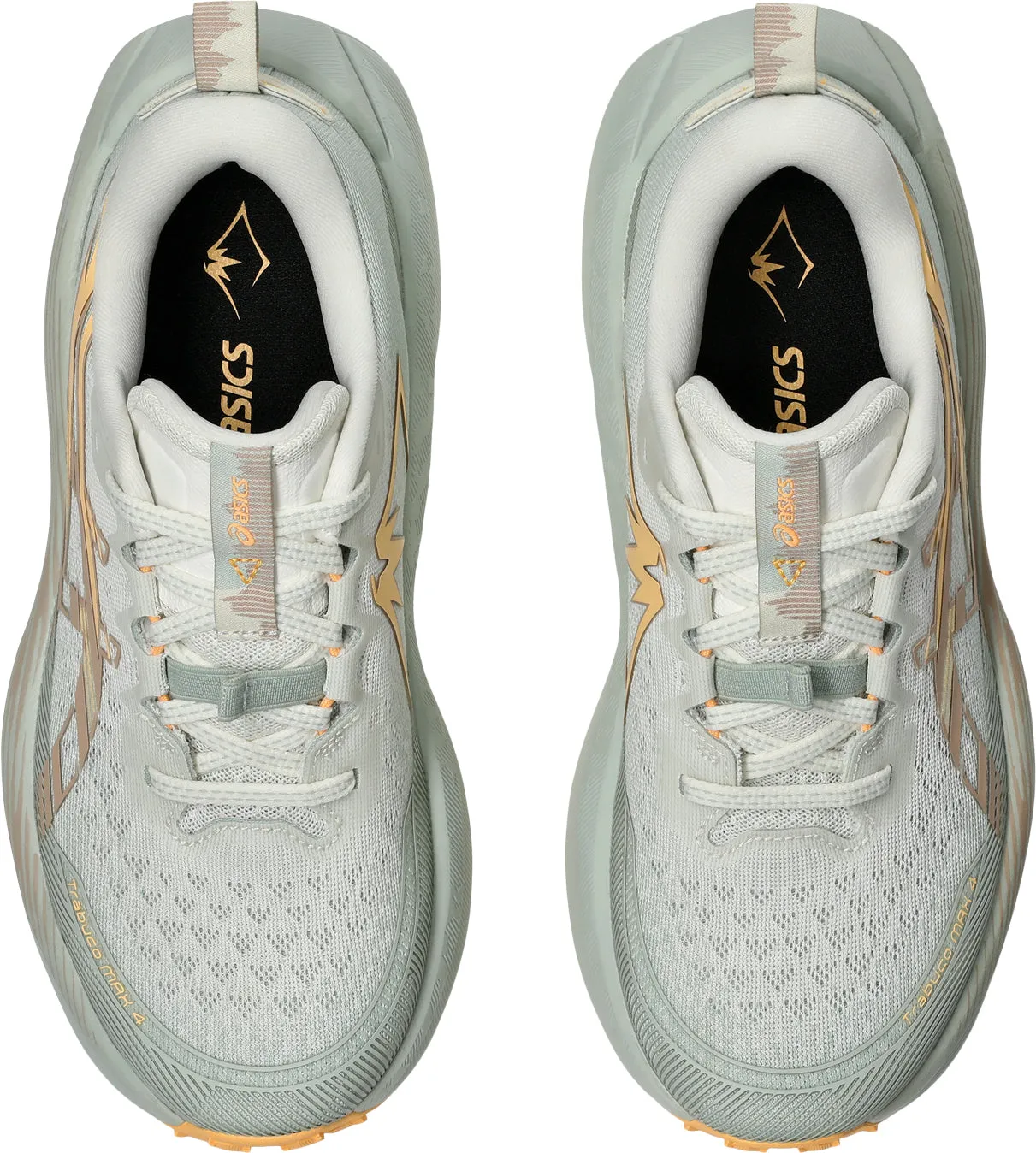 Comfort Lock Dynamic Arch Bridge Asics Trabuco Max 4 Womens Trail Running Shoes - Green