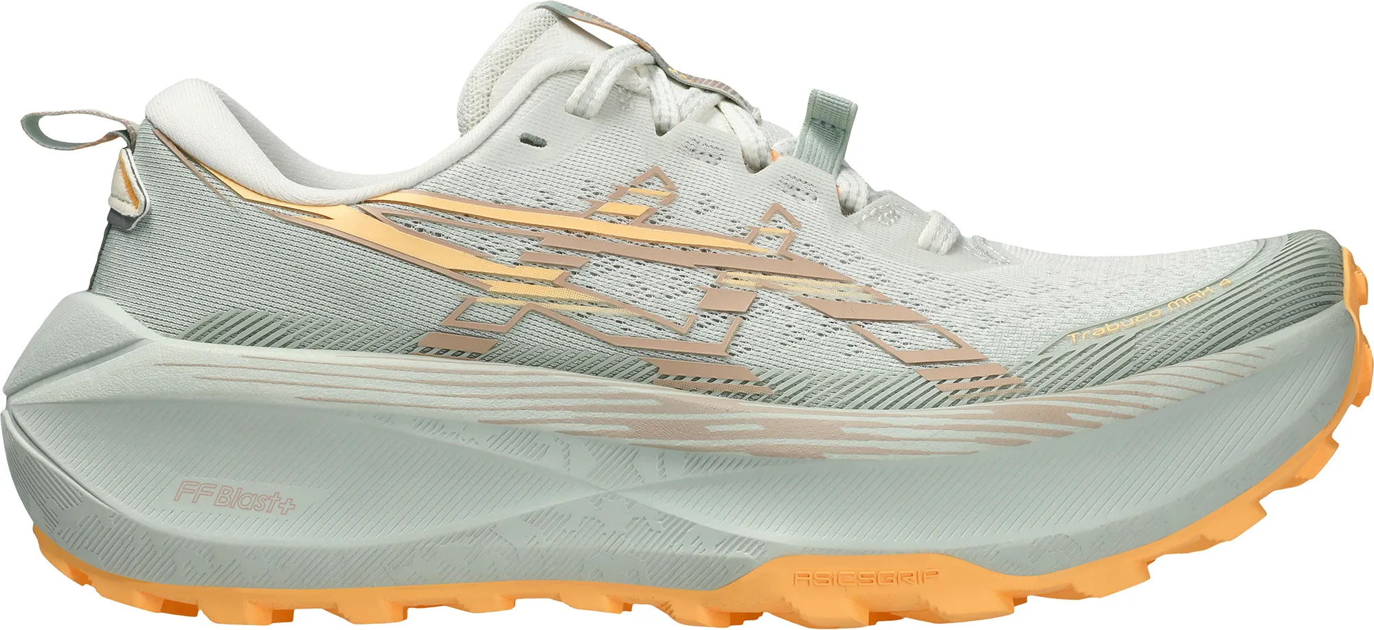 Temperature Regulating Tech odor - resistant running shoes Asics Trabuco Max 4 Womens Trail Running Shoes - Green