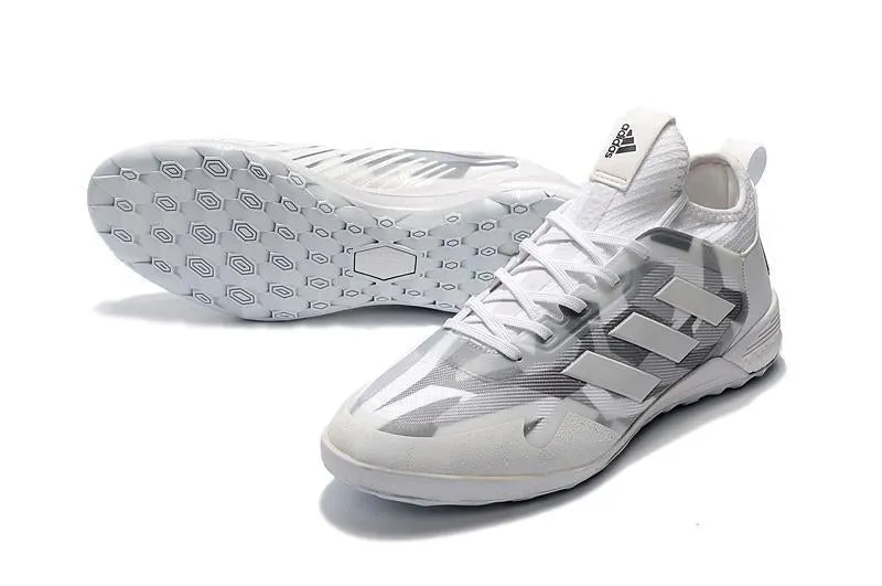 Flex Pattern Adidas ACE Tango TF Soccer Cleats White Gray