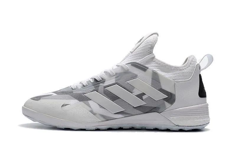 Daily Motion Adidas ACE Tango TF Soccer Cleats White Gray