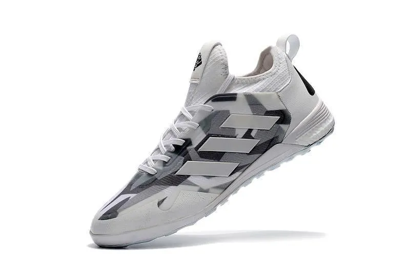 Tournament Play Responsive Base Adidas ACE Tango TF Soccer Cleats White Gray