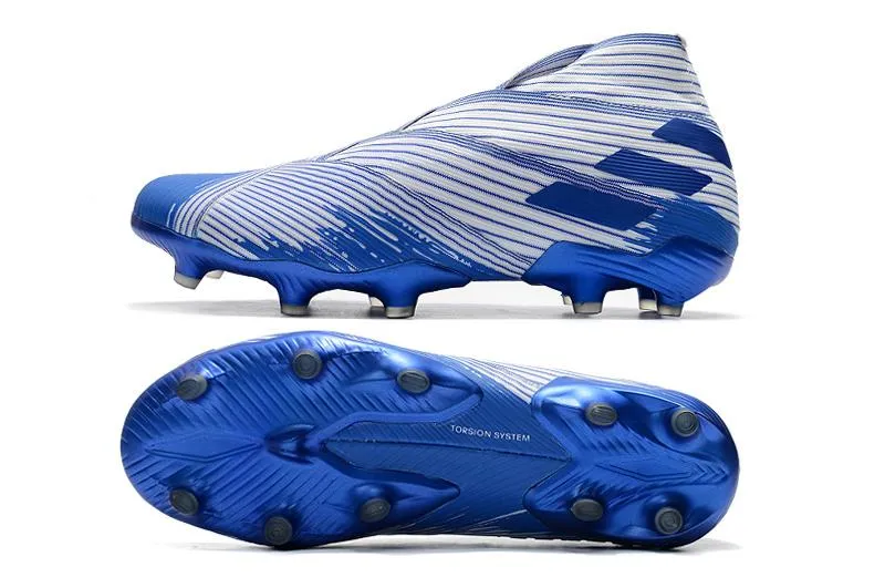 sportsmanship Adidas Nemeziz 19 Mutator Pack FG Soccers Cleats Shoes Blue