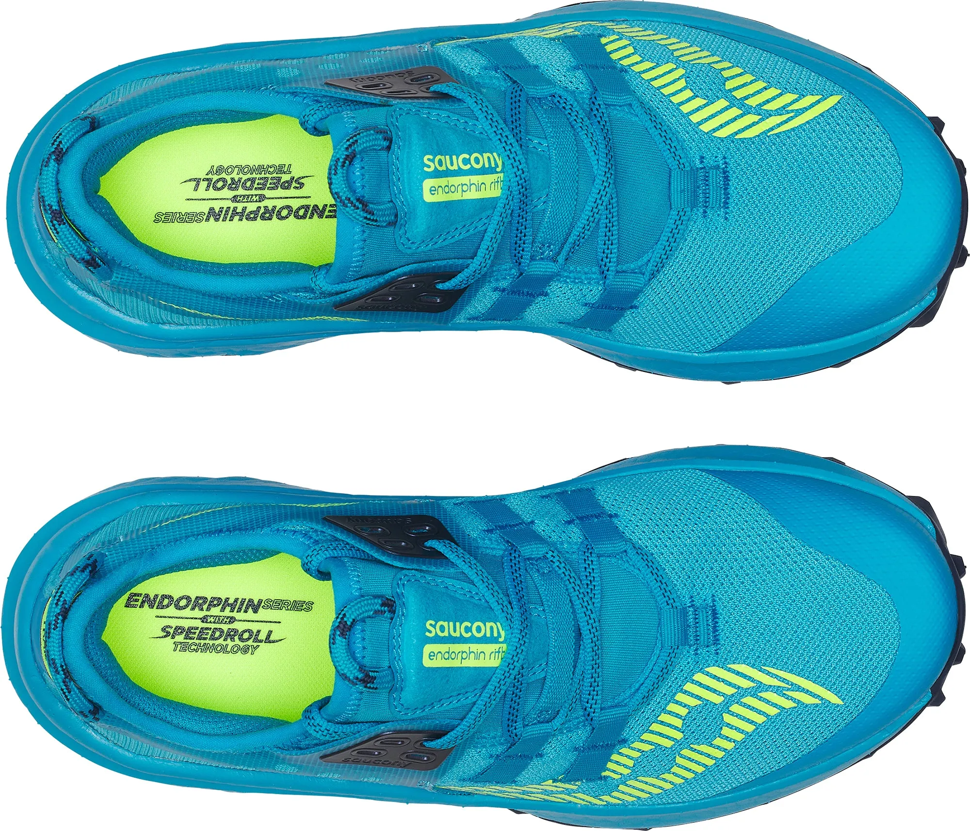 Saucony Endorphin Rift Womens Trail Running Shoes - Blue yoga practitioners' shoes beginner - friendly shoes