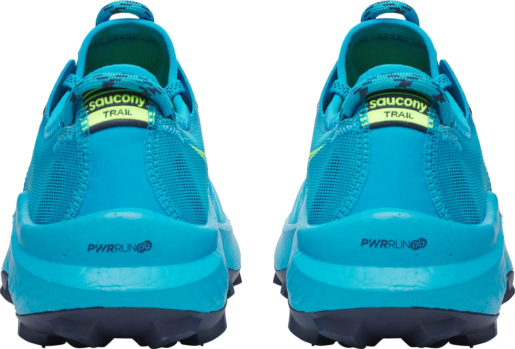 non - slip safety Saucony Endorphin Rift Womens Trail Running Shoes - Blue