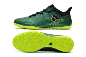 New Adidas X 17.1 TF Soccer Cleats Shoes Green Lime Black Sprint Traction Defensive Grip