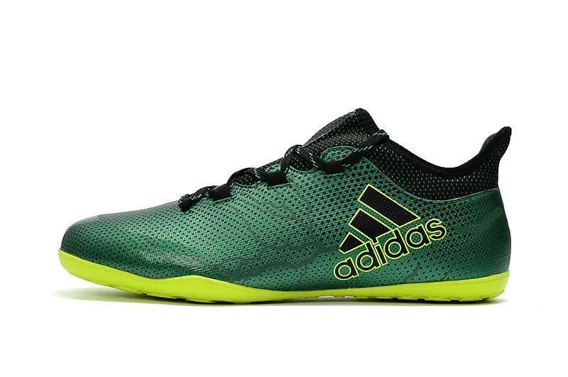 New Adidas X 17.1 TF Soccer Cleats Shoes Green Lime Black Ground Game Pro Grip