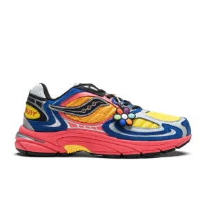 Saucony Grid Jazz 9 Jae Tips I Love You But I??m Busy Blue/Orange/Yellow/Pink S70864-3 marathoning fashion - forward shoe intention