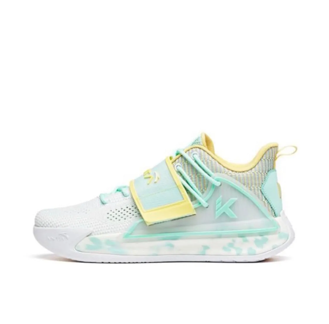Anta Men's KT Splash 2.0 Green Vibration Damping Layer Hexagonal Traction Nodes