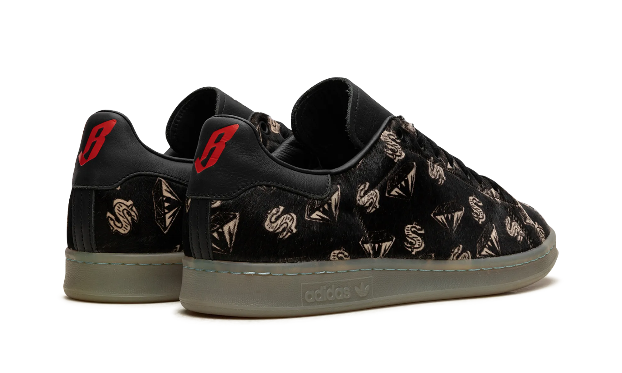 Stan Smith Ponyhair "Pharrell Williams X Billionaire Boys Club - Black" synthetic material Bright Jog