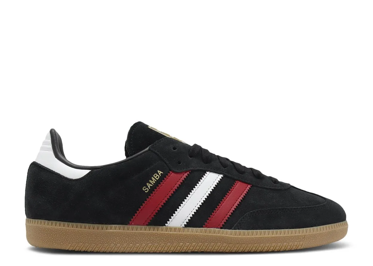Adidas Samba OG Core Black Better Scarlet Comfort arch