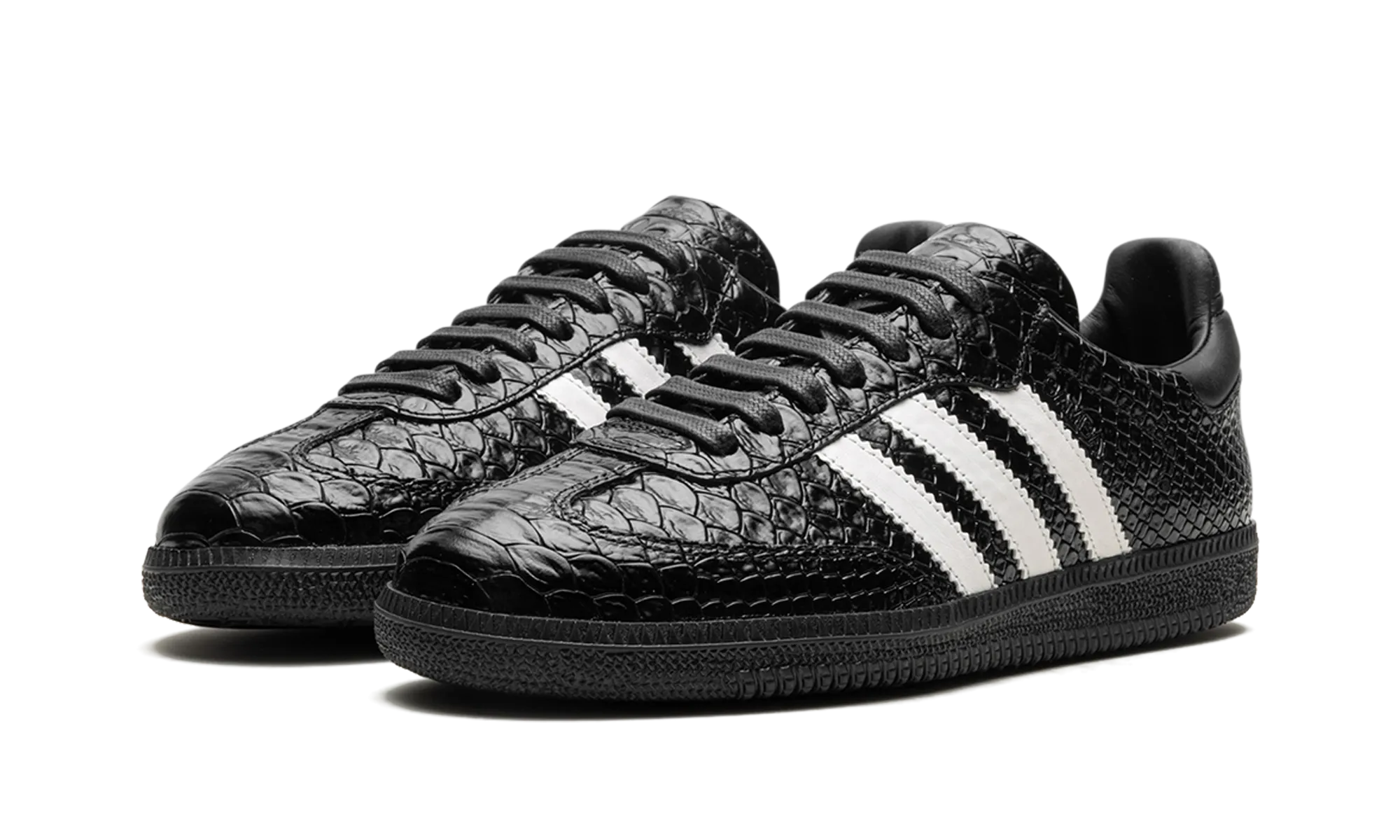 Stride Ready Minimalist Design Samba OG "Made in Italy - Black Croc"