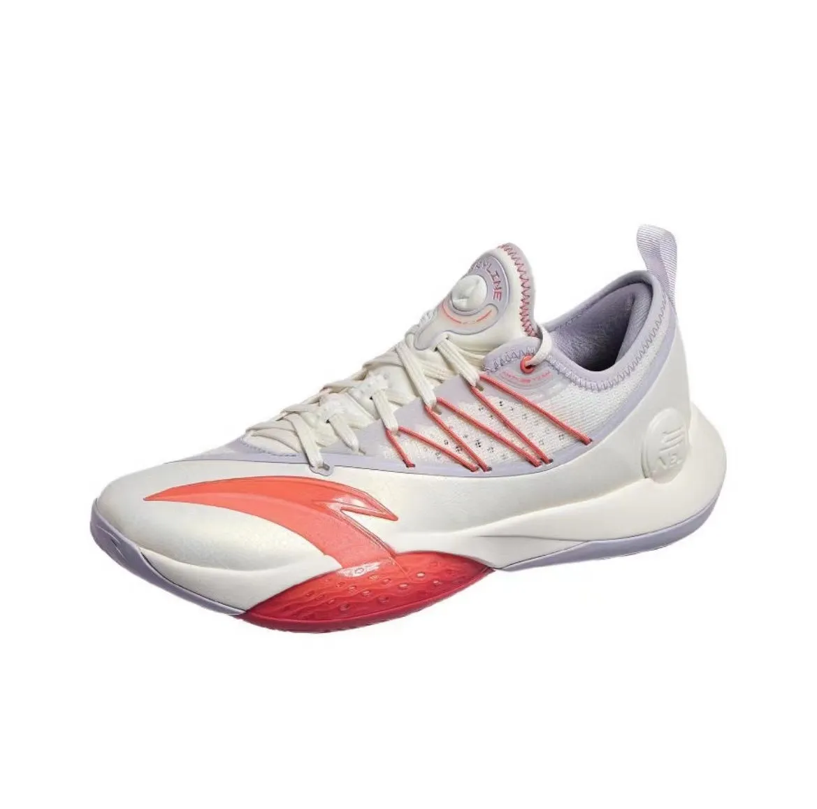 Anta Skyline 2 - White/Orange Impact Resistant Foam Asymmetric Collar Support