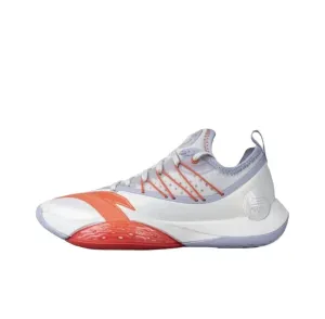 Anta Skyline 2 - White/Orange Durable Outsole Design Game Day Shoes