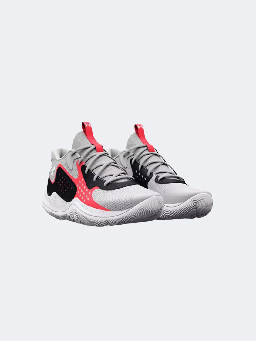 Under Armour Jet 23 Men Basketball Shoes Grey/Beta/White Eco Friendly Backpacking Trip City Bright