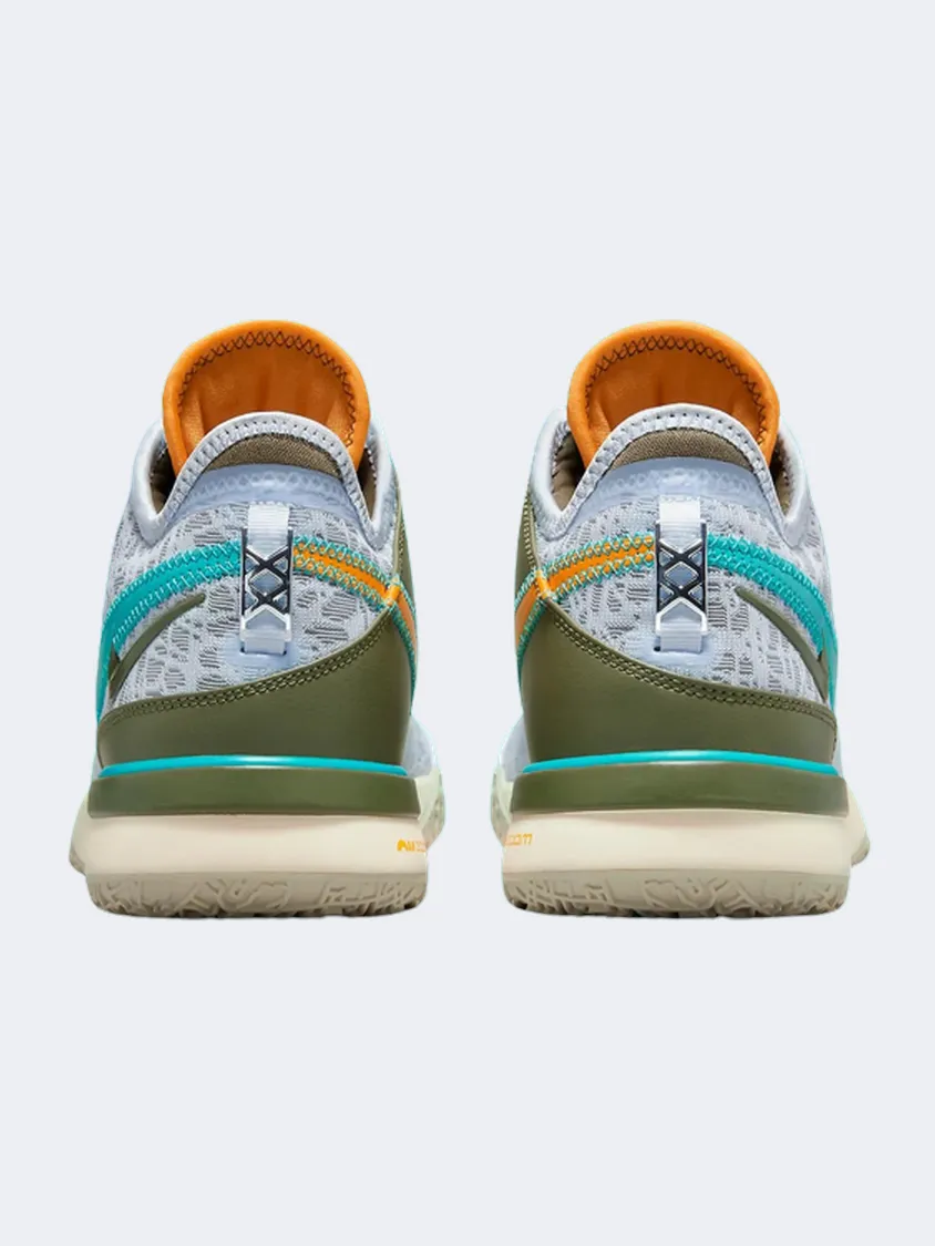 Anti Odor Reinforced toe cap Nike Zoom Lebron Nxxt Gen Men Basketball Shoes Blue Tint/Teal