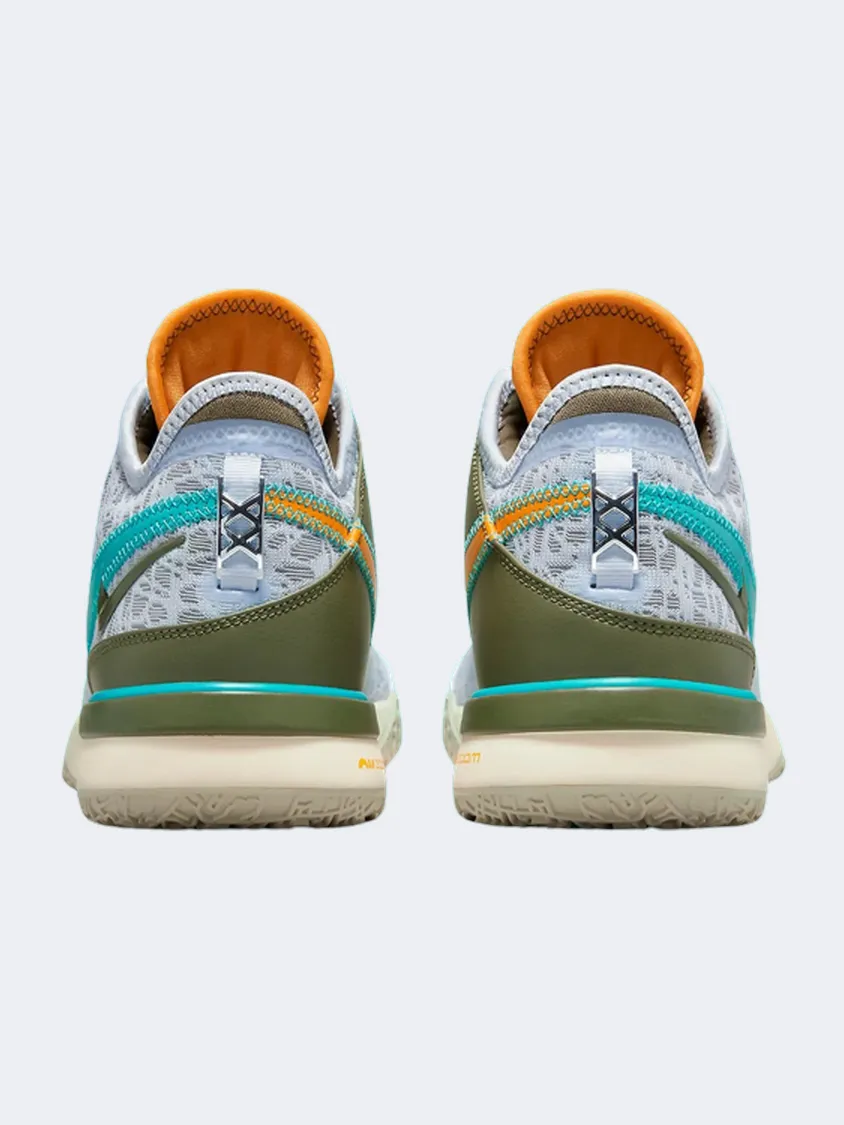 Sustainable Vegan Material Wide Toe Box Option Nike Zoom Lebron Nxxt Gen Men Basketball Shoes Blue Tint/Teal