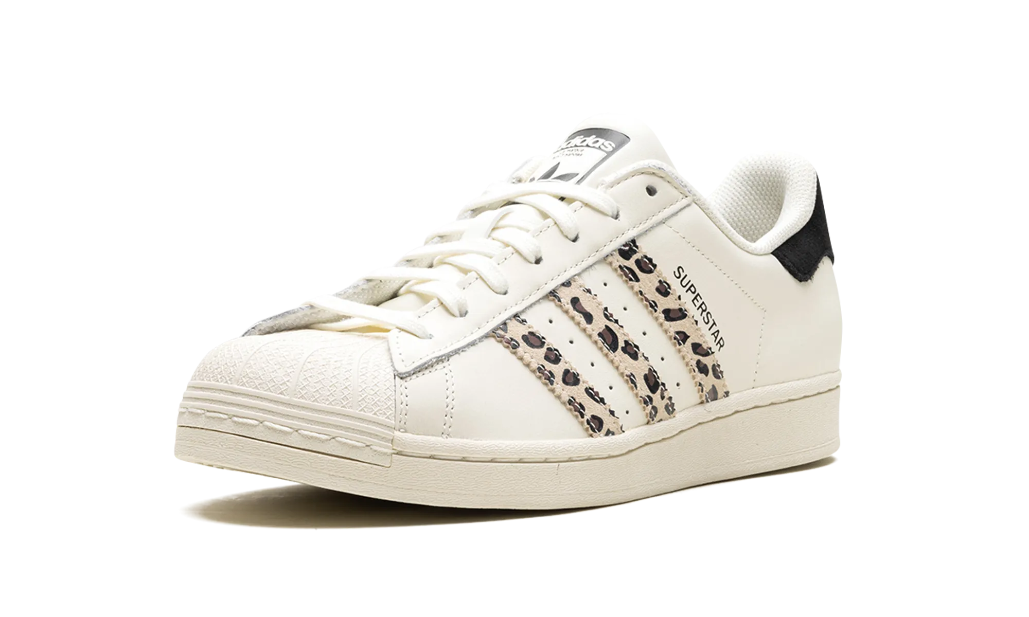 Superstar WMNS "Off White Black Leopard" All Day Comfort Engineering Spring Sole