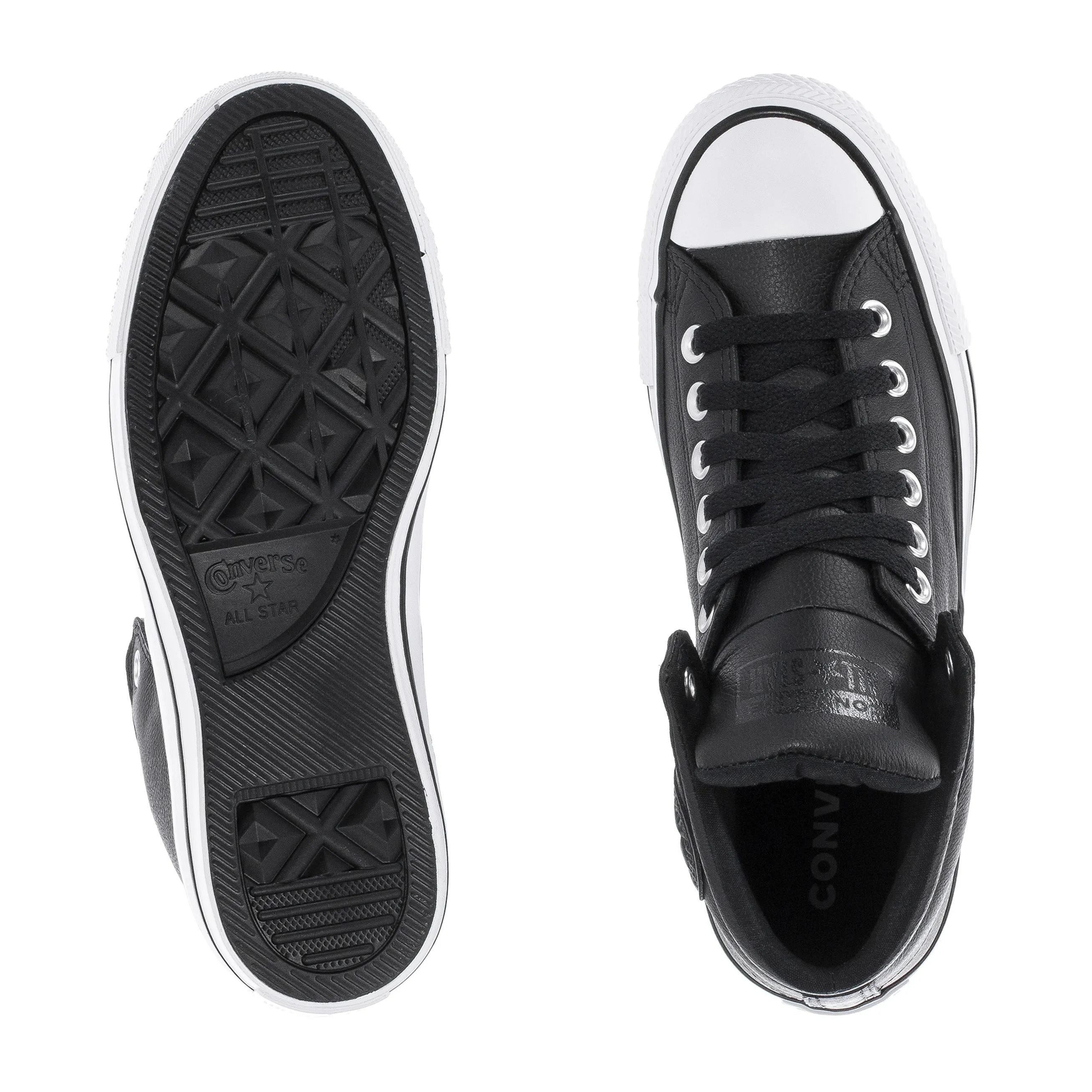 Chuck Taylor High Street Mid Leather - Mens Wide Base