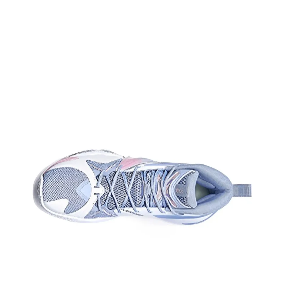 Extended Width Options Suede Monsters University | Xtep Battle Basketball Shoes - Blue/White/Pink