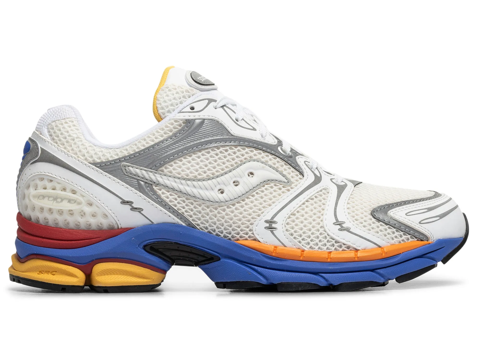 Saucony Progrid Triumph 4 Galaxy in White sailing shoes