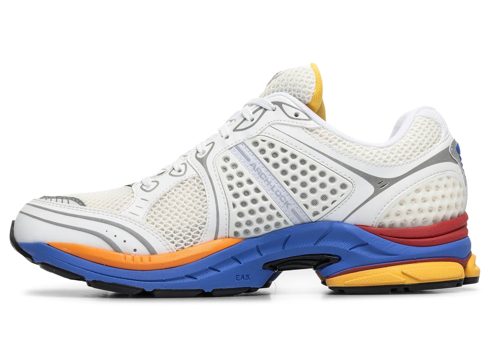 Saucony Progrid Triumph 4 Galaxy in White Warmup Session Daily Jogging