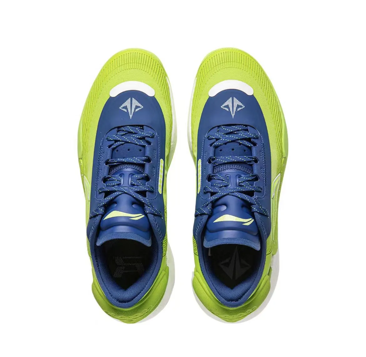 Li-Ning Yushuai 18 V2 - lemon Green/Prussian Blue Engineered Knit Multi-Purpose Design