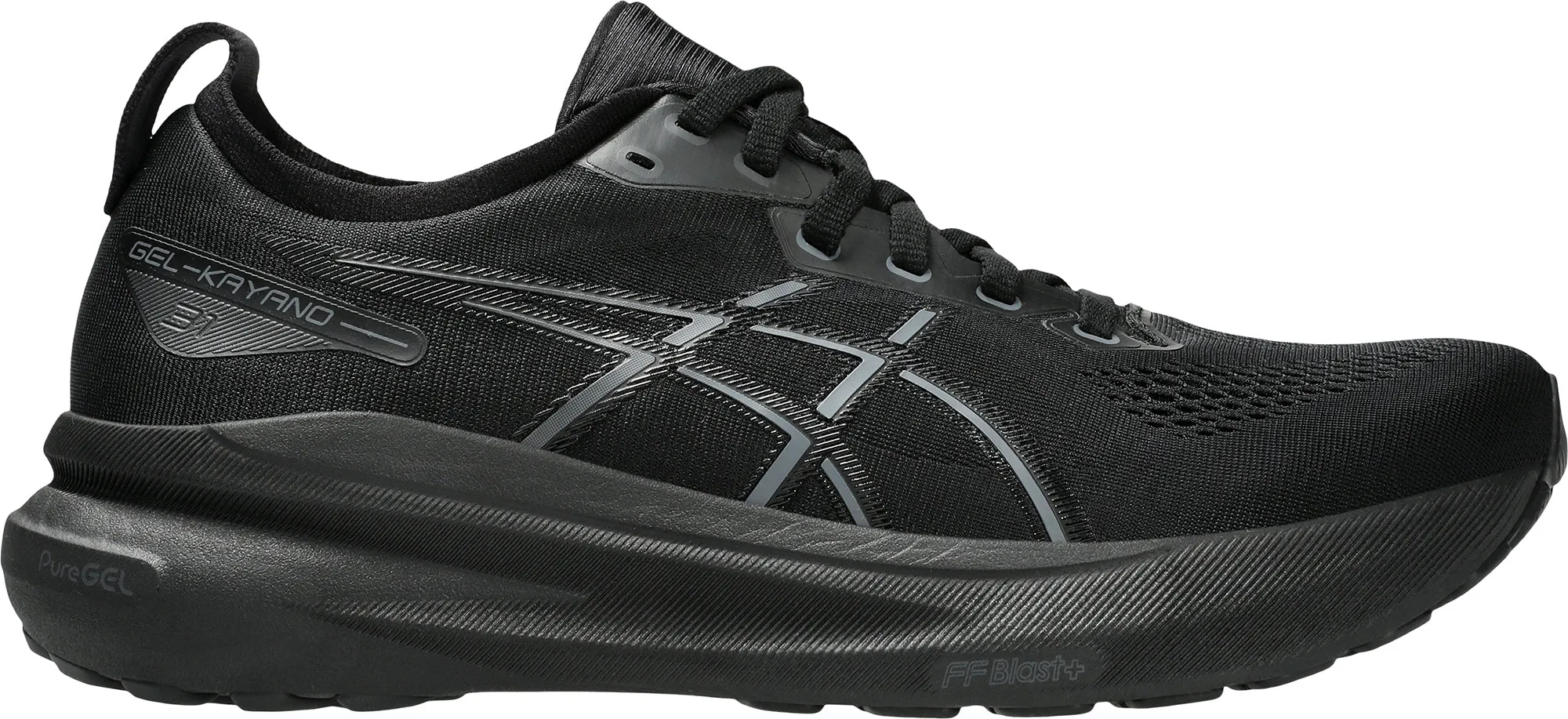 Asics Gel Kayano 31 Mens Running Shoes - Black fitness goal Speed Walk