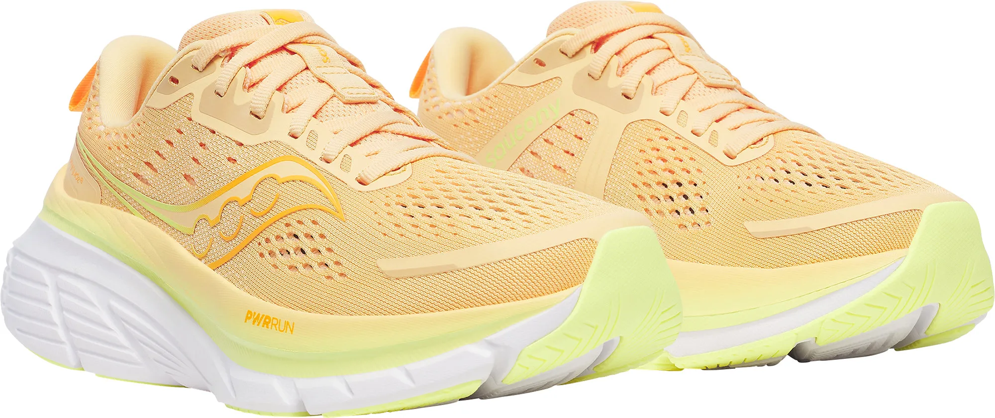 Elastic Material Saucony Guide 18 Womens Running Shoes - Orange