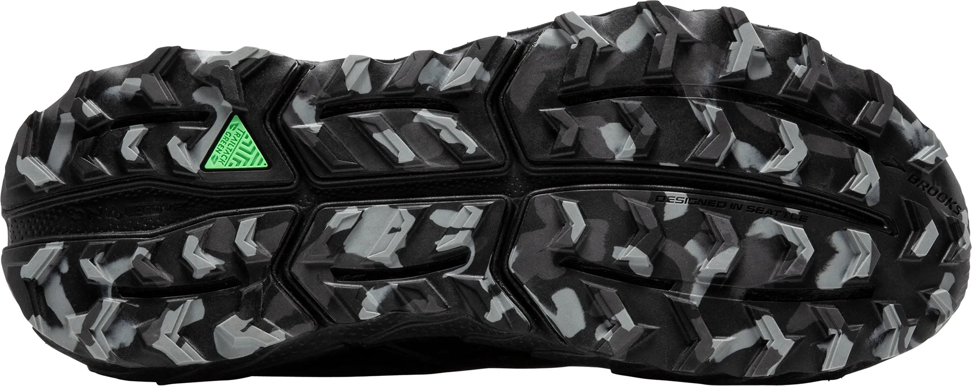 Brooks Cascadia 18 Womens Trail Running Shoes - Black Pressure Dispersing Structure