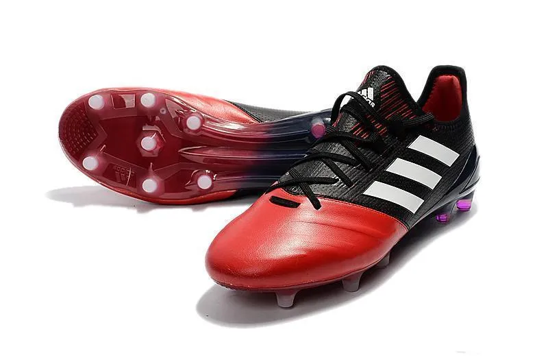 Ankle Supporter Adidas ACE Series FG Soccer Cleats Shoes Red Black White