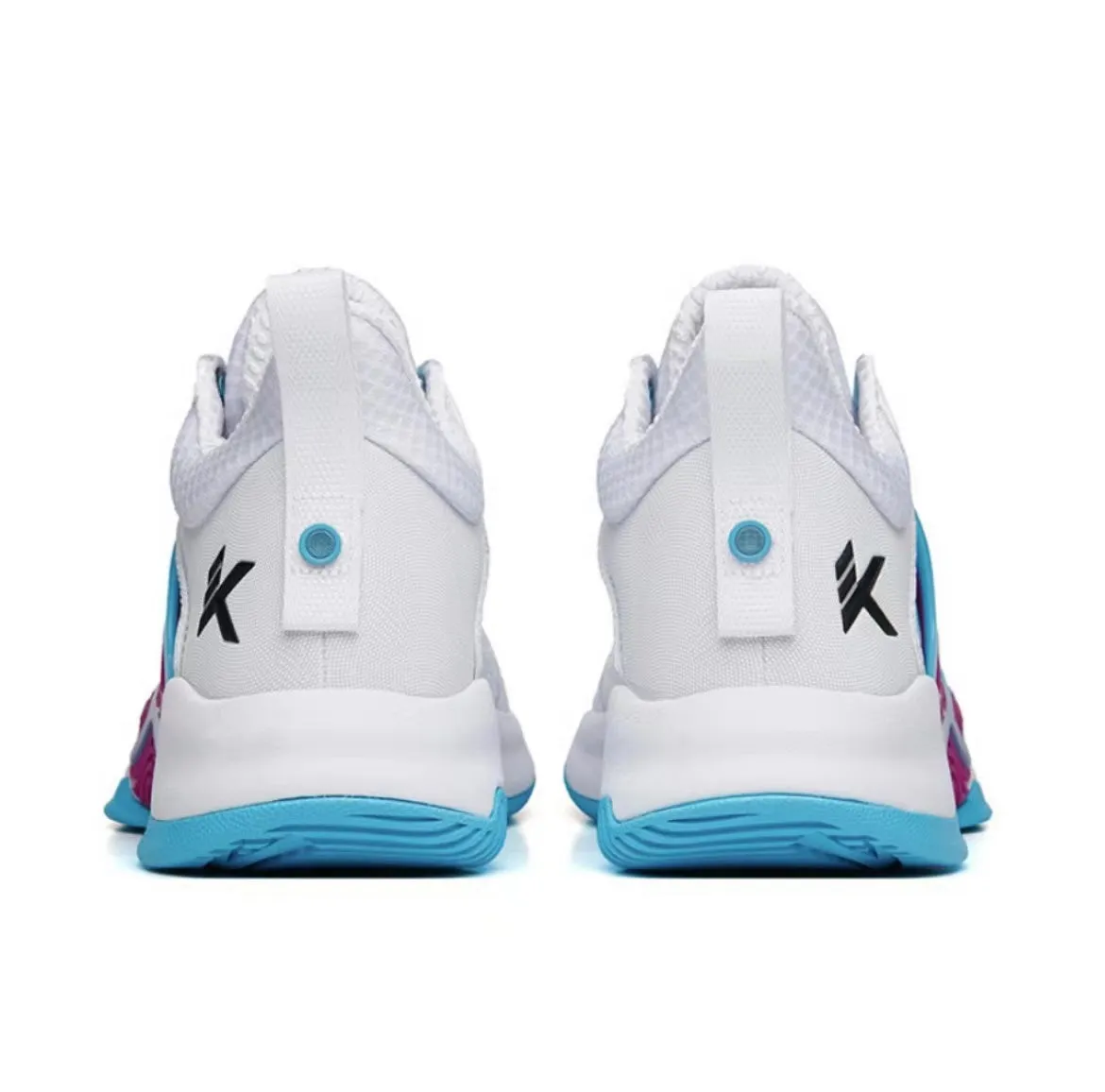 Modern Design Anta Men's KT "The Mountain 1.0" Low Actual Basketball Shoes - White/Blue/Purple